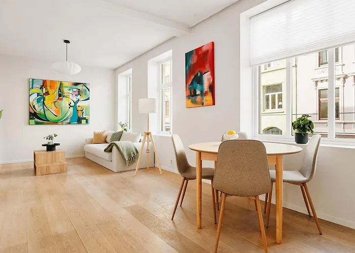 公寓 Dinbnb L 200m To Torgallmenningen L High-end L Steps From Center *